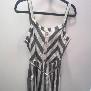 Flamant Rose Striped Jumpsuit